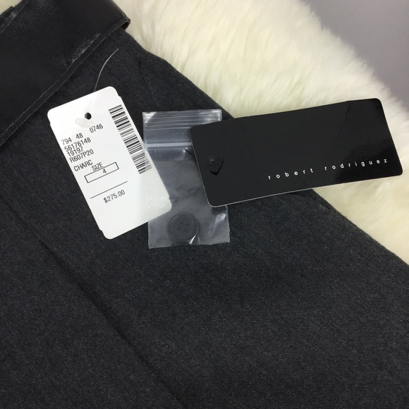 Robert Rodriquez NEW Wide Leg Wool Bermudas - Picture 3 of 8